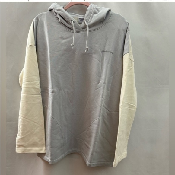 Unisex Outdoor Voices Pickup Hoodie Bone / Dove / cream / Gray (M) NWT - Picture 1 of 2